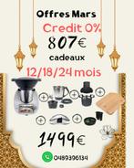 Credit 0% a l’achat de votre thermomix du 6 au  16/03, Elektronische apparatuur, Slowcookers, Ophalen of Verzenden, Timer, Nieuw