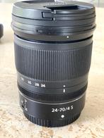 Objectif Nikon Z 24-70 mm, TV, Hi-fi & Vidéo, Photo | Lentilles & Objectifs, Comme neuf, Autres types, Enlèvement, Zoom