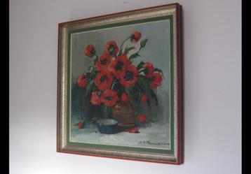 Schilderij Henri Joseph Pauwels Klaprozen beschikbaar voor biedingen