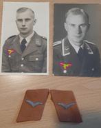 Set kraagspiegels en twee foto`s van de luftnachrichtentrupp, Foto of Poster, Luchtmacht, Verzenden