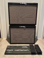 Line 6 Flextone II Plus + Cab + Floorboard, Muziek en Instrumenten, Versterkers | Bas en Gitaar, Ophalen, Gebruikt, Gitaar, 50 tot 100 watt