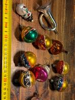 Antieke glazen kerstballen, Diversen, Kerst, Ophalen of Verzenden, Gebruikt