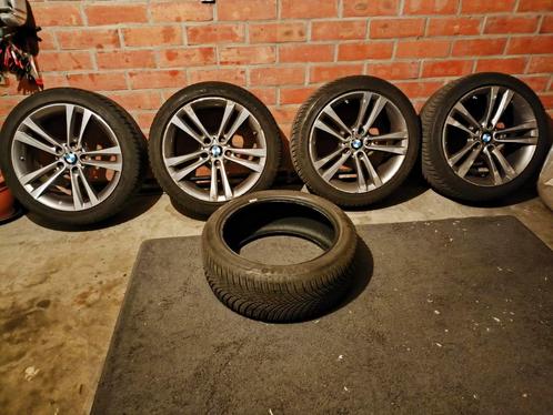 BMW 5x120 velgen met Goodyear 4-seizoensbanden + 1 band, Auto-onderdelen, Banden en Velgen, Band(en), All Season, Ophalen