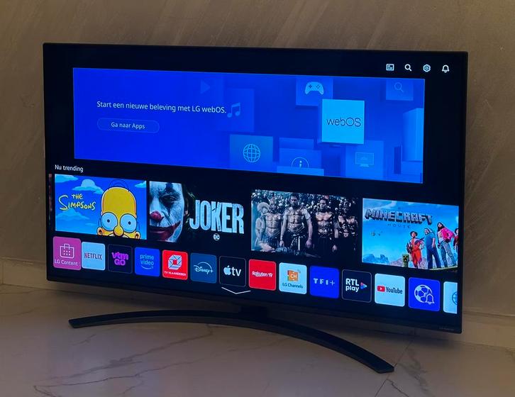 LG NANO CEL - Smart TV - 49” - 4K - Perfecte Staat, Audio, Tv en Foto, Televisies, Zo goed als nieuw, LED, 100 cm of meer, 4k (UHD)