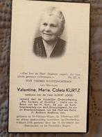 Kurtz x Joos 1877 St. Niklaas-Waas 1954, Verzamelen, Bidprentjes en Rouwkaarten, Ophalen of Verzenden, Bidprentje