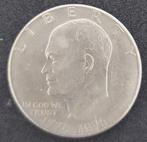 USA 1976 - "Eisenhower Dollar" Bicentennial - Philadelphia, Postzegels en Munten, Losse munt, Verzenden, Noord-Amerika