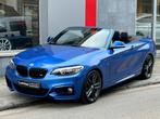 BMW 218 i CABRIOLET ///Pack M*GARANTIE1jaar * 2016/120.000km, Auto's, BMW, 100 kW, Blauw, Alcantara, 1499 cc