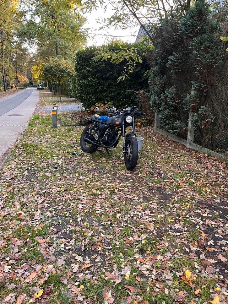 Archive caferacer 50 cc Project, Fietsen en Brommers, Brommers | Overige merken, Gebruikt, Klasse B (45 km/u), Ophalen