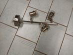 Armatuur met 3 spots, Ophalen, Halogeen, Gebruikt, Metaal of Aluminium