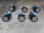 led spots te koop 12x1W QCL RGB WW 15, Muziek en Instrumenten, Ophalen, Zo goed als nieuw, Licht, Kleur