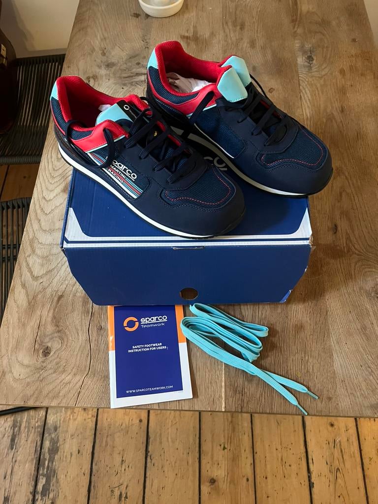 Sparco veiligheidschoen martini racingNIEUW, Neuf, Enlèvement ou Envoi, Autres types, Bleu