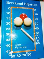 Berekend biljarten door Jean Verworst boek uit 1987 nieuwst., Enlèvement ou Envoi, Comme neuf, Table de billard