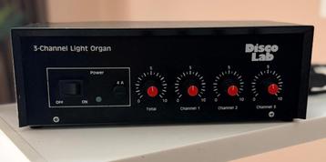 Discolab 3 Kanaal lichtorgel  beschikbaar voor biedingen