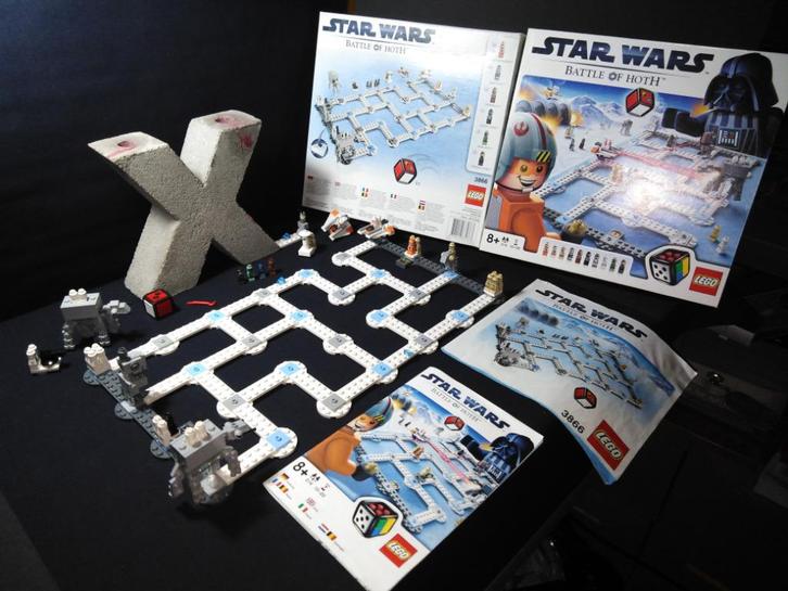 LEGO 3866 Star Wars - De Slag bij Hoth - Bordspel L, Kinderen en Baby's, Speelgoed | Duplo en Lego, Gebruikt, Lego, Complete set