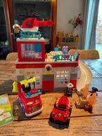 Duplo brandweerkazerne, Kinderen en Baby's, Speelgoed | Duplo en Lego, Ophalen, Zo goed als nieuw, Complete set, Duplo