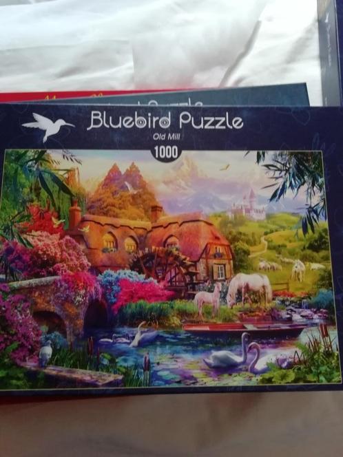 PUZZLES BLUEBIRD, Hobby & Loisirs créatifs, Sport cérébral & Puzzles, Comme neuf, Puzzle, 500 à 1500 pièces, Enlèvement ou Envoi