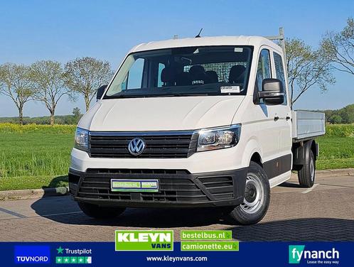 Volkswagen CRAFTER 35 Laadbak Dub.- Cab., Auto's, Bestelwagens en Lichte vracht, Bedrijf, ABS, Airconditioning, Centrale vergrendeling