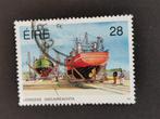 Ierland 1991 - schip - scheepswerf - scheepvaart, Ophalen of Verzenden, Ierland, Gestempeld