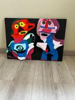 Couple in Wood By Karel appel, Antiek en Kunst, Kunst | Beelden en Houtsnijwerken, Verzenden