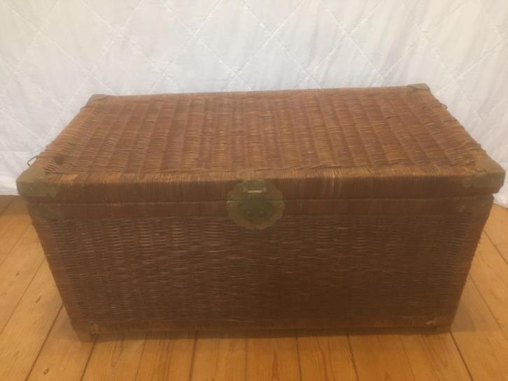 Handgemaakte Chinoiserie Kist 20e Eeuw, Antiek en Kunst, Curiosa en Brocante, Ophalen