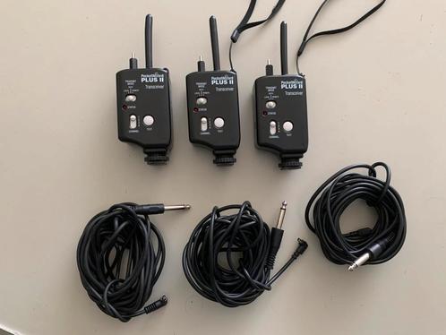 PocketWizard Plus II – Set van 3 Transceivers met kabels, Audio, Tv en Foto, Fotografie | Fotostudio en Toebehoren, Zo goed als nieuw