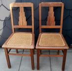 2 chaises de grand-mères anciennes avec sièges rembourrés, Enlèvement