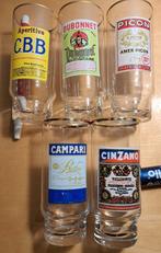 6 verres publicitaires, Ophalen of Verzenden, Gebruikt, Overige typen
