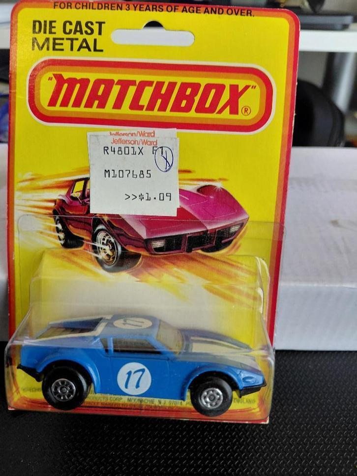 Matchbox #8  Detomaso Pantera, Hobby en Vrije tijd, Modelauto's | Overige schalen, Zo goed als nieuw, Auto, Ophalen of Verzenden