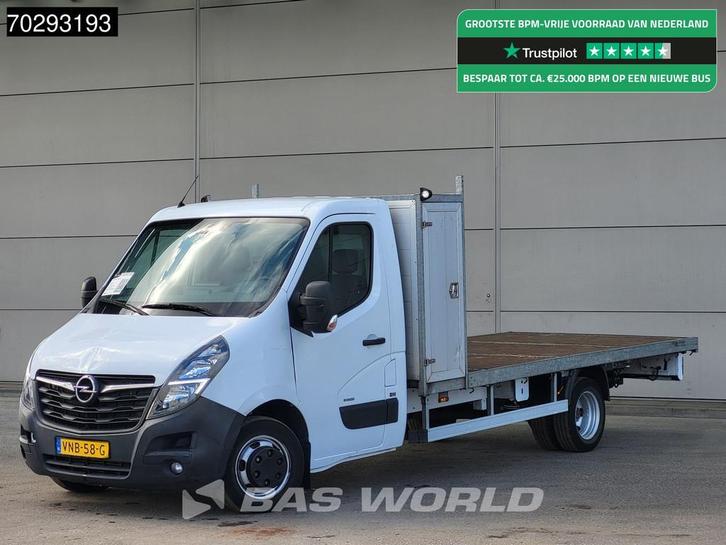 Opel Movano 165PK Open Laadbak Dubbellucht 3,5t Trekhaak LED, Auto's, Bestelwagens en Lichte vracht, Bedrijf, Te koop, Airconditioning