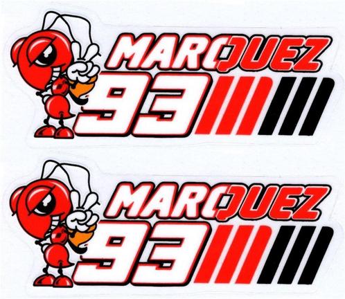 Marc Márquez 93 sticker set #29, Motos, Accessoires | Autocollants, Envoi