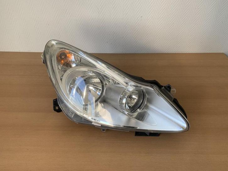 koplamp rechts opel corsa D 2006 tot 2010 chroom 13186382, Auto-onderdelen, Verlichting, Opel, Gebruikt, Ophalen of Verzenden