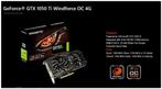 Gigabyte GeForce GTX 1050 Ti Windforce OC 4G, PCI-Express 3, GDDR5, DisplayPort, Enlèvement