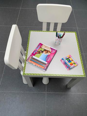 Kindertafel en stoeltjes ikea, Kinderen en Baby's, Kinderkamer | Tafels en Stoelen, Ophalen, Zo goed als nieuw