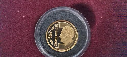 2 gouden proofmunten  prijs per munt, Postzegels en Munten, Munten | België, Losse munt, Goud, Goud, Verzenden