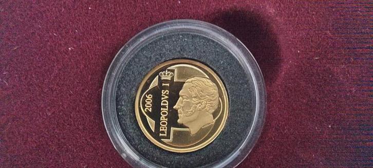 2 gouden proofmunten  prijs per munt, Postzegels en Munten, Munten | België, Losse munt, Goud, Goud, Ophalen of Verzenden