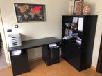 bureel met ( 45 eur) of zonder (30) open kast, Huis en Inrichting, Ophalen, Zo goed als nieuw, Bureau