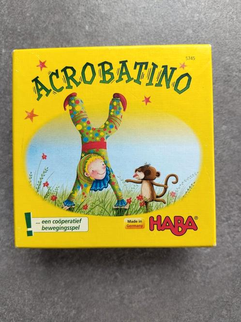 HABA spel Acrobatino vanaf 3 jaar, Hobby en Vrije tijd, Gezelschapsspellen | Kaartspellen, Zo goed als nieuw, Ophalen of Verzenden