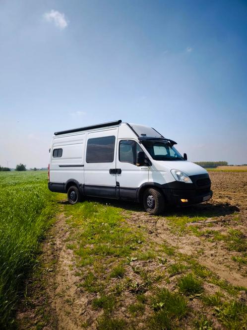 Iveco Daily 35s17 zelfbouw camper, Caravans en Kamperen, Mobilhomes, Particulier, Bus-model, tot en met 2, Diesel, 6 tot 7 meter