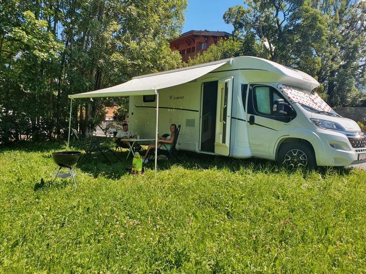 te huur mobilhome camper 4 pers, Caravans en Kamperen, Mobilhomes, Particulier, tot en met 4, Half-integraal, Dethleffs, Diesel