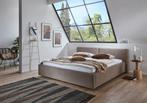 Design bed Valerie 140, 160 of 180 x 200 cm met opbergruimte, Neuf, Beige, 180 cm, 200 cm