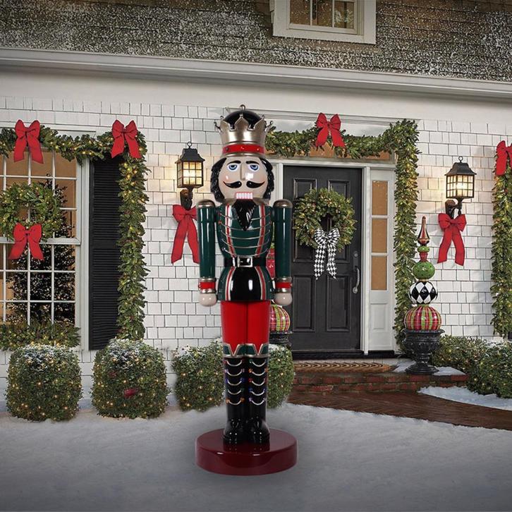 Nutcracker King– Notenkraker beeld hoogte 201 cm, Diversen, Kerst, Nieuw, Ophalen