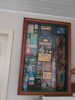 Golf vintage, houten kader met golfmemorablia, Ophalen
