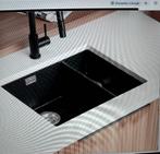 FRANKE 2 eviers à sous encastrer noir, Enlèvement, Neuf, Noir