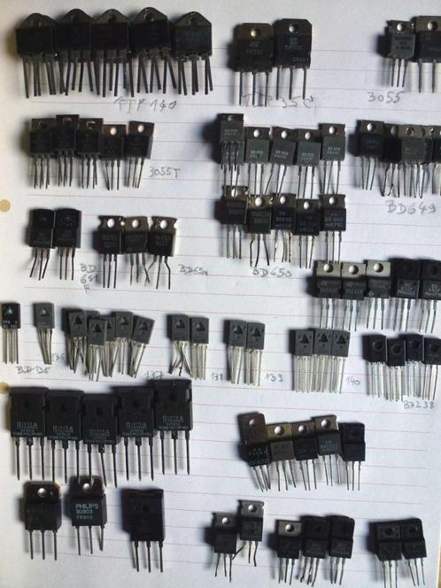 Power transistoren - lot met verschillende types, Hobby & Loisirs créatifs, Composants électroniques, Neuf, Enlèvement ou Envoi