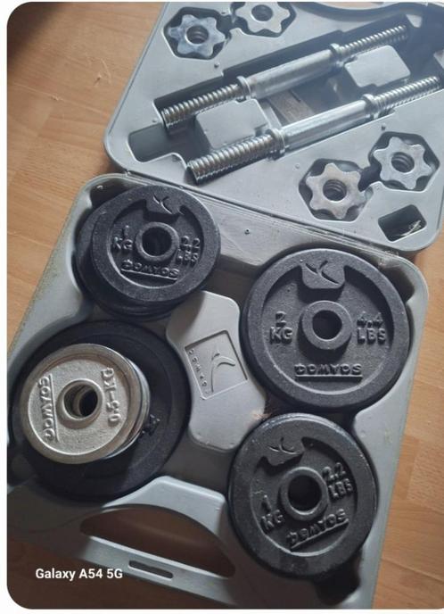 Set de poids haltères, Sport en Fitness, Fitnessmaterialen, Gebruikt, Dumbbell, Ophalen