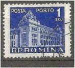 Roemenie 1957 - Yvert 126aTX - Postkantoor en -symbool (ST), Verzenden