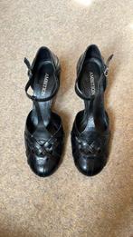 T 39 zwarte leren pumps, Kleding | Dames, Schoenen, Ophalen, Pumps, Zwart, Zo goed als nieuw