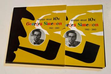 Georges Simenon zilveren munt Pocket 10 Euro beschikbaar voor biedingen