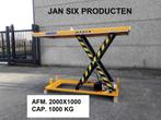 HEFTAFEL AFMETINGEN 2000 x 1000 , CAP 1000 KG : 1900 € , op, Ophalen, Nieuw