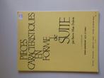 Pieces caracteristiques en forme de suite, Pierre Max Dubois, Muziek en Instrumenten, Ophalen of Verzenden, Saxofoon